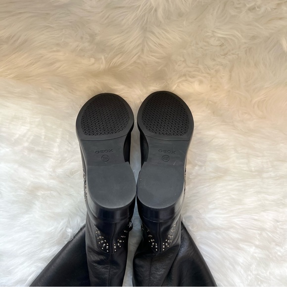 ❌SOLD ❌New! Rare GEOX Studded Leather Knee High Boots - Picture 12 of 15